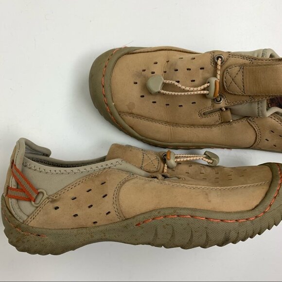 WIND River Beige Leather Slip Shoe Size 8 - Picture 9 of 9